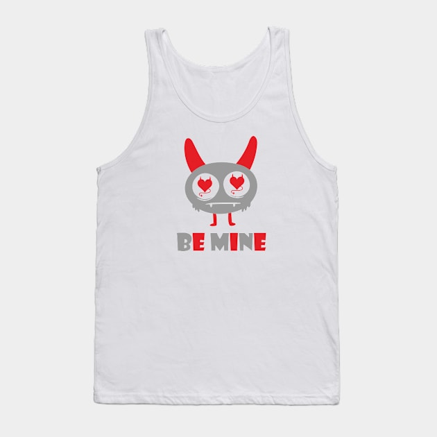 Be mine lover monster Tank Top by Forart